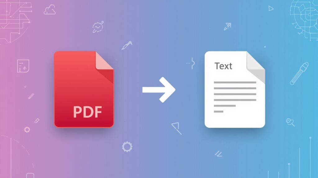PDF to Text Converter Free Online Tool with drag-and-drop upload, OCR language selector and live editable text preview